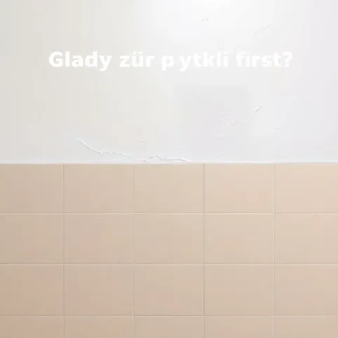Co najpierw gładź czy płytki