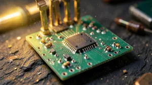 zielona płytka elektroniczna